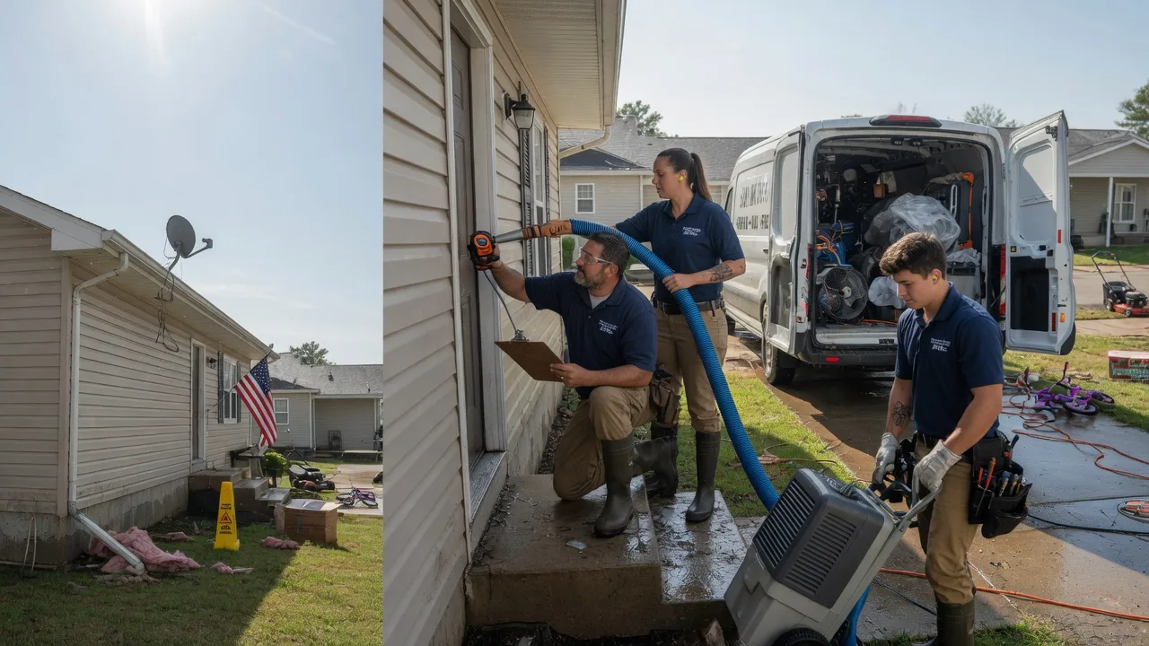 Ceiling Water Damage Restoration in Tea, SD near me